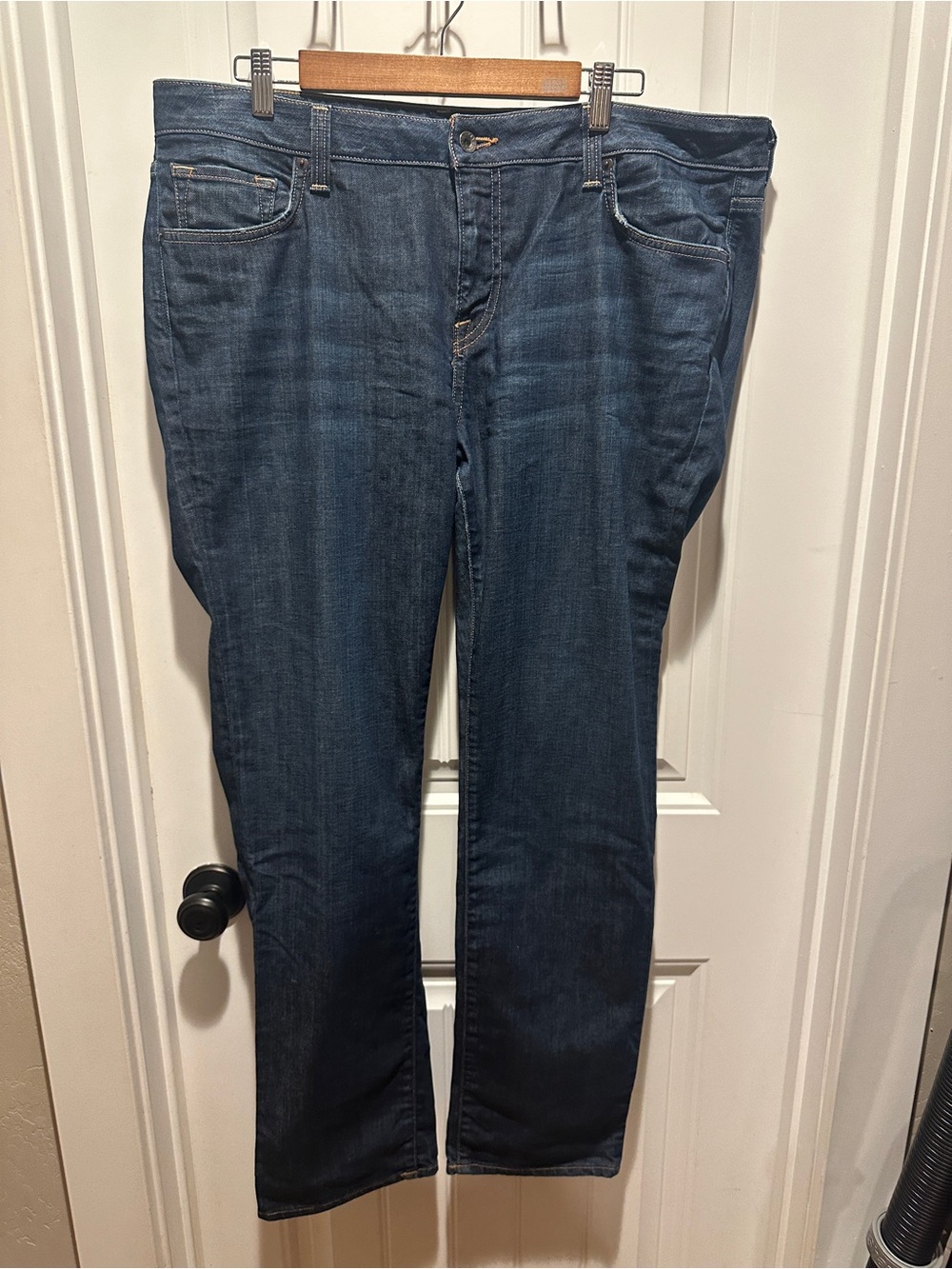 Lucky Brand Classic Dark Wash Ginger Straight-Leg Jeans - Blue Size 18W